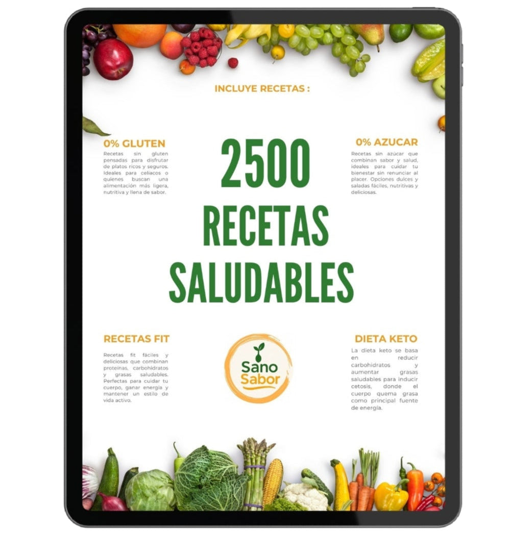 🥑¨Libro digital¨¡Sano Sabor! 🍪